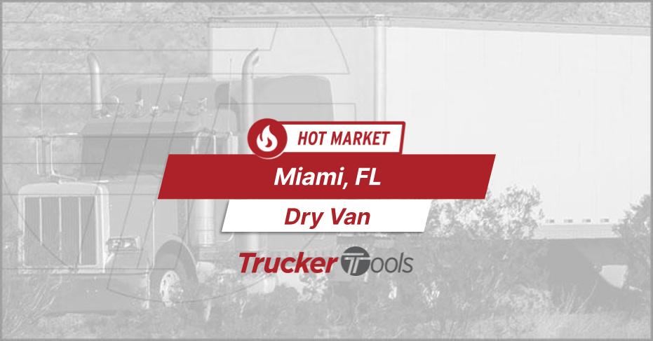 Where’s the Freight? High Demand for Trucks to/from Miami, Houston, Wichita, Southwestern Ontario and Boston This Week