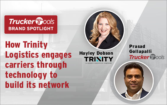 How Trinity Logistics engages carriers with technology to build its network