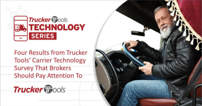 Four Results from Trucker Tools’ Carrier Technology Survey That Brokers Should Pay Attention To