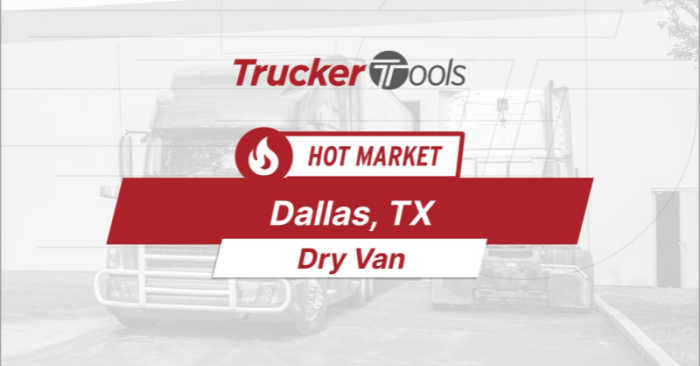 Where’s the Freight? Dallas, Jefferson City, Allentown, Chicago and Spokane Projected To Be Top Markets for Truckers/Carriers in the Coming week
