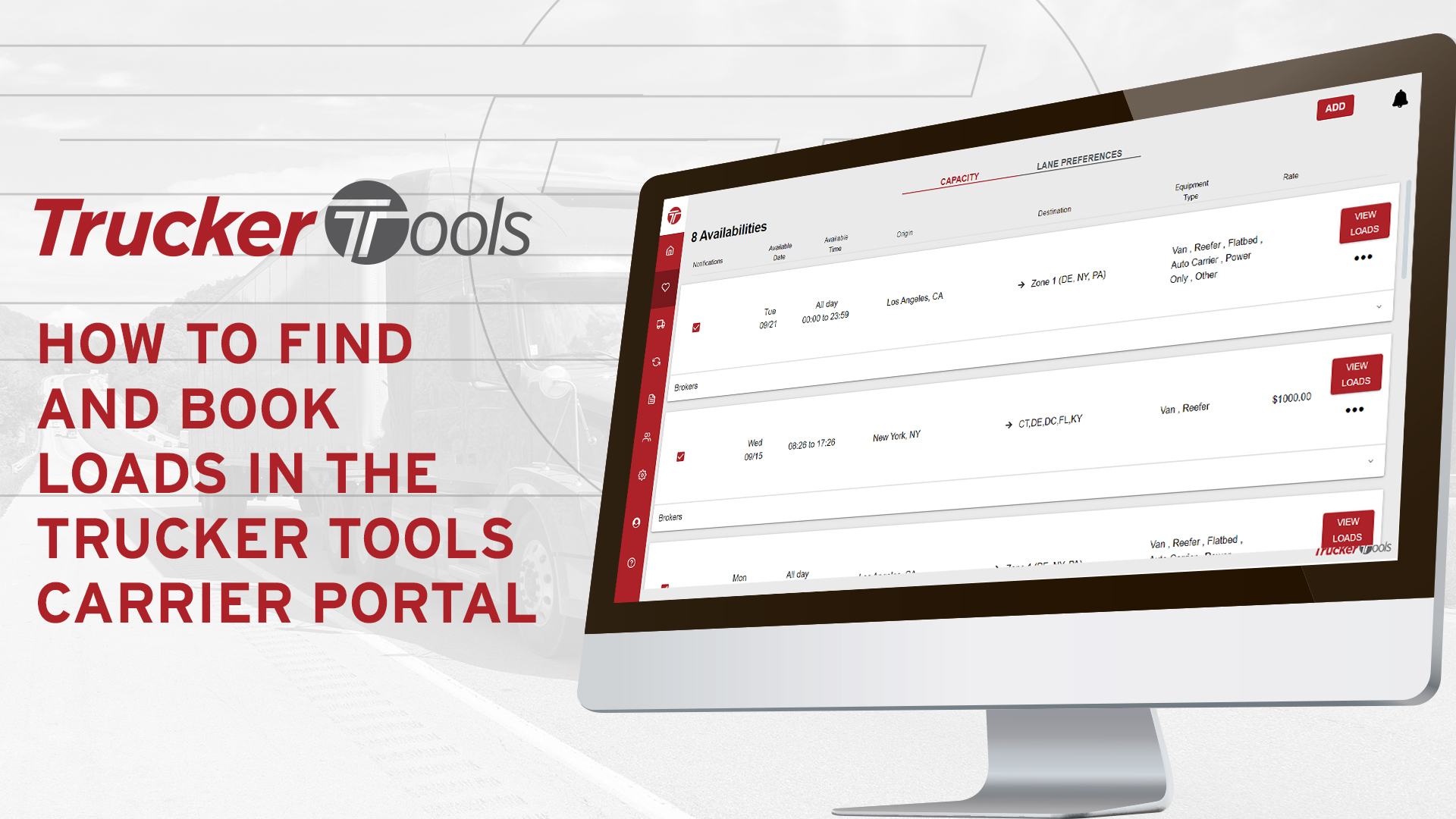 How to Find & Book Loads with the Trucker Tools Carrier Portal