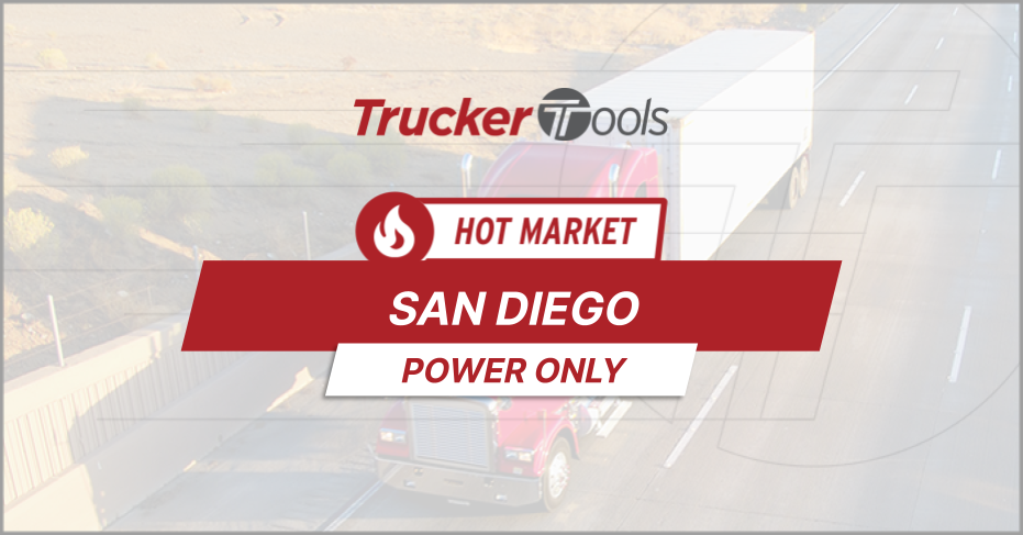 Where’s the Freight? San Diego, Texarkana, Jonesboro and Tucson Hottest Freight Markets Over Next Week